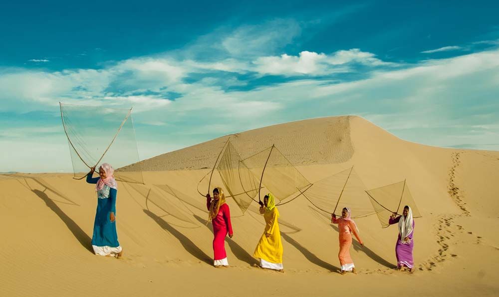 Admirer les dunes de sable de Nam Cuong