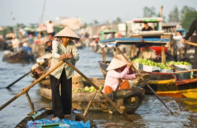 Découverte du marché flottant